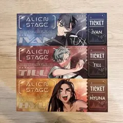 エイリアンステージ チケット風カード イヴァン ティル ヒュナ アニメイト特典