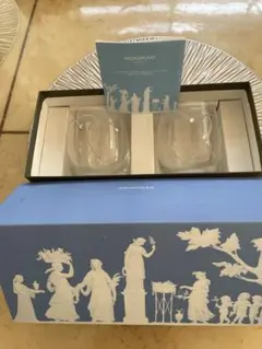 WEDGWOOD エッチングデザイン グラス 2個セット
