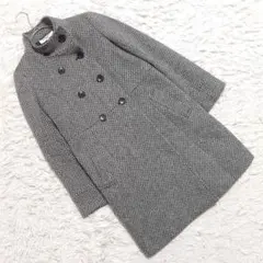 ナチュラルビューティーベーシック (S) ウールブレンドダブルブレストコート