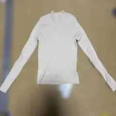 【新品・未使用】Dazy ベージュ リブ編み 長袖トップス Sサイズ