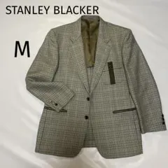スタンリーブラッカー ジャケット ウール100% 格子柄 M相当 a1758