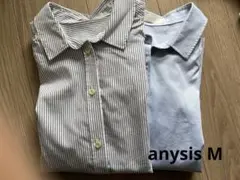 anysis 長袖シャツM　2枚セット