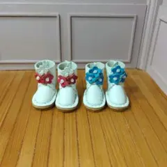 フラワーブーケのブーツ　2足セット　ブライス　アイシードールのサムネイル