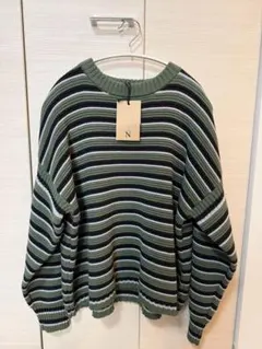 【RNA-N】マルチボーダーニットプルオーバー