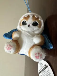 もふさんど　海の生き物にゃん〜和〜マスコット　サメにゃん　ブルー