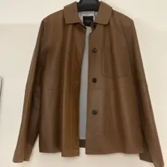 Max Mara Weekend レザージャケット ブラウンのサムネイル