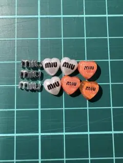 ネイルパーツ 9個セット合金