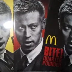 マクドナルド 中田英寿　クリアファイル　３枚