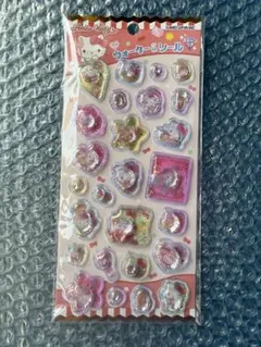 正規品 ハローキティ プチウォーターインシール　ストーンつき キティ サンリオ