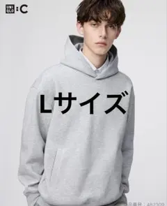 ユニクロC　スウェットオーバーサイズプルパーカー