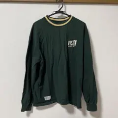 VISION STREET WEAR ロングスリーブTシャツ M ダークグリーン