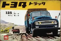 新品 ブリキ看板 トヨタ トラック 昭和レトロ 自動車 インテリア 壁飾り