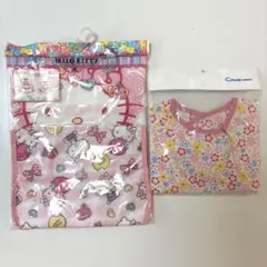 【新品】ハローキティ＆コンビミニ お食事エプロン 4枚セット