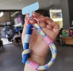新品未使用⭐︎ロープストラップスマホ キーホルダーハンドストラップパラコード