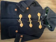 ミキハウス　ダッフルコート　ネイビー　90