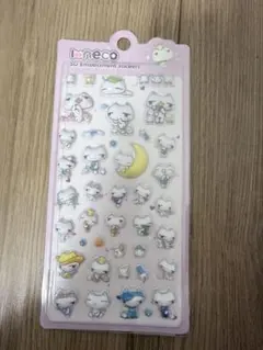 I♡neco 3Dエンボスステッカー