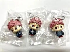 呪術廻戦 死滅回游 めじるしアクセサリー 虎杖悠仁 3個　ガチャ