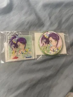 プリパラ ドロシー レオナ シオン ドレッシングパフェ 缶バッジ タペストリー プリパラ シオン ドロシー レオナ 缶バッジ まるくじ ドレッシング