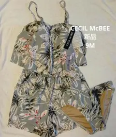 CECIL McBEE セシルマクビー リーフ柄コンビネゾン 水着 KH♡新品のサムネイル