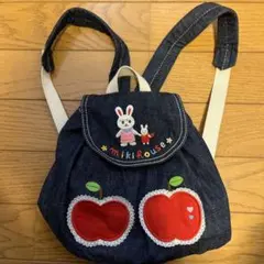 mikiHouse リンゴ刺繍リュック