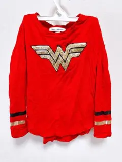 ★美品★GapKids JUNK FOOD ワンダーウーマン 110 ロンT