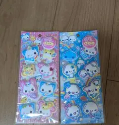 もっちりシール　あわわちゃん　　ハッピーマーチ　ボンボンドロップシール