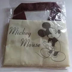 ミッキーマウス トートバッグ アイボリー