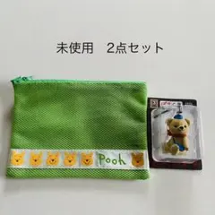 ぽすくまストラップ&プーさんポーチ　2点セット　未使用　ディズニー