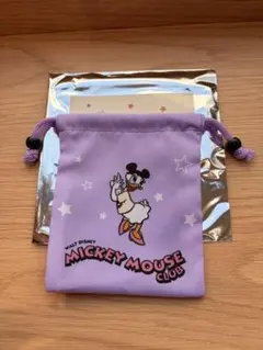 【デイジー】　ミッキーマウス・クラブ シークレット巾着