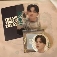 TREASURE ポップアップ アサヒ クリアカード 缶バッジ