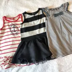 ＊美品 べビーワンピース おまとめ3点 ラルフローレン べべ 80cm フリル