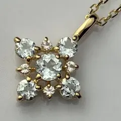 フェスタリアwishuponastar k10ダイヤネックレス星ピンクゴールド
