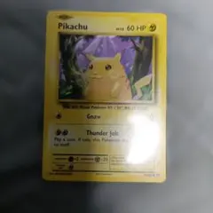 ポケカ ポケモンカード 海外版 ピカチュウ イエローチーク 初代 初期