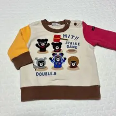 ミキハウス ダブルビー トレーナー 70cm