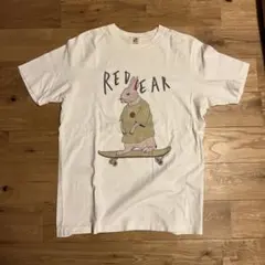 RED EAR ウサギ スケートボード Tシャツ