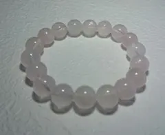 恋愛成就／心身の疲労回復☆ローズクォーツ 11㎜☆パワーストーンブレスレット