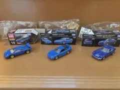トミカプレミアム3点ブルーセット