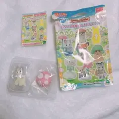 シルバニアファミリー　赤ちゃんお花畑のおともだち　ハスキーの小さい赤ちゃん