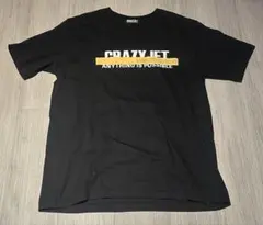 清木場俊介 CRAZY JET 狂翼 半袖Tシャツ 黒 S 清木場俊介 CRAZY JET 狂翼 半袖Tシャツ 黒 S