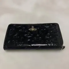 Vivienne Westwood エナメル 長財布 黒 難あり ジャンク