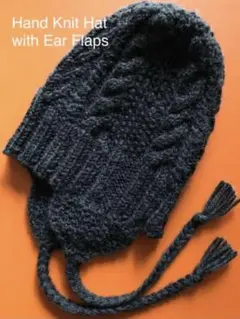 Hand Knit Hat with Ear-flaps
