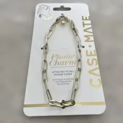 CASE-MATE スマホハンドストラップ チェーン ゴールド
