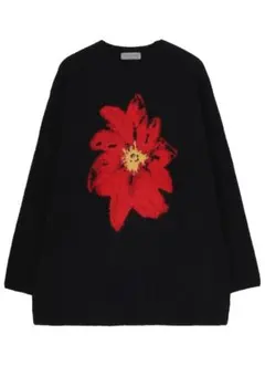 新品未使用】 ヨウジヤマモトプールオム 花柄 ニット - メルカリ