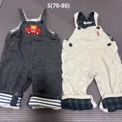 ミキハウス ホットビスケッツ ロンパース 2点セット