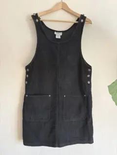 コーデュロイ　ジャンパースカート