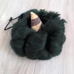 【美品】スリーコインズ 節分 鬼 ウィッグ ダークグリーン