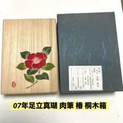 足立 真瑚画伯 手描き 桐箱 「つばき」 - メルカリ