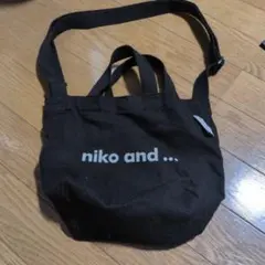 niko and ... 黒 ショルダーバッグ