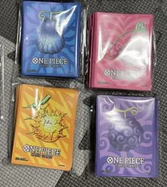 ワンピースカード　スリーブ4種類セット