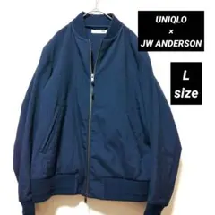 UNIQLO×JW ANDERSON（L）ジャケット ネイビー ジップアップ